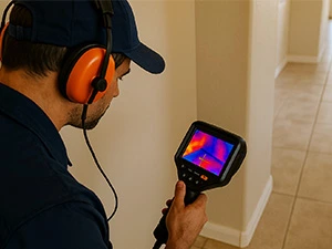 Professional leak detection services Gilbert Chandler Mesa Arizona hidden water leak repair